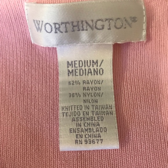 Pink & black Worthington sweater set - Picture 7 of 8